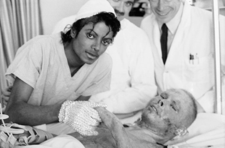 Michael Jackson Recovers After An Accident Filming TV Commercial For Pepsi